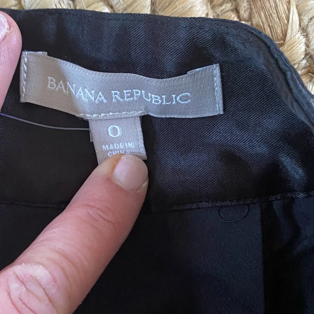 Banana Republic high waisted ribbed Satin Mini Skirt - Picture 5 of 5